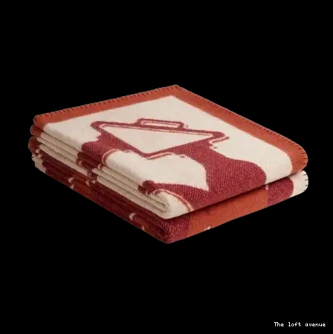 BLANKET TATERSALE WOOL THROW HERMES 0623